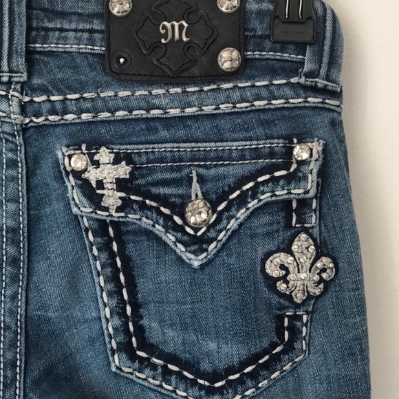 Miss me bootcut size 27 GUC JE5369B2L Inseam 31.5 - Picture 2 of 7